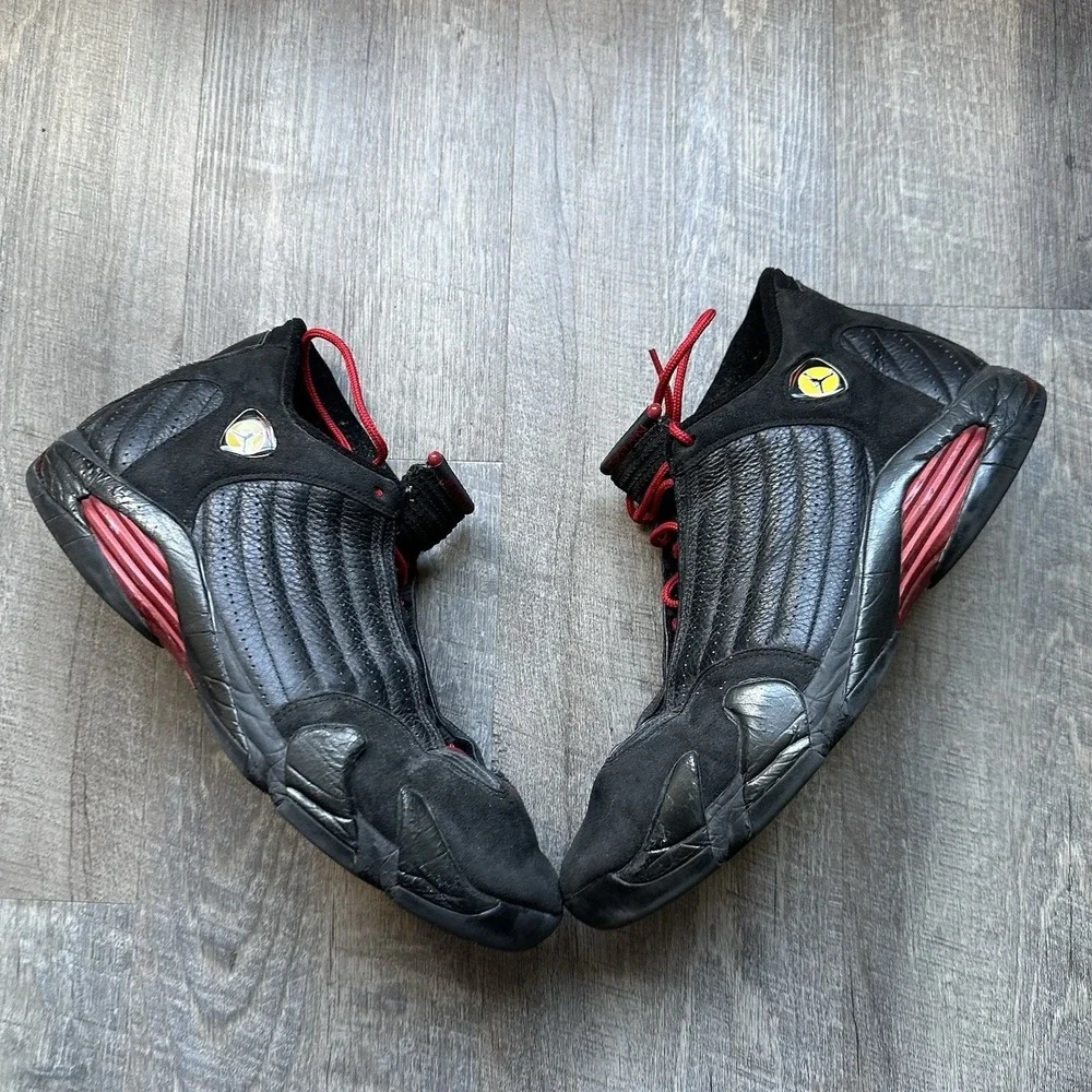 Nike Air Jordan 14 Retro 2011 Last‎ Shot Shoes Mens Size 15 Black 311832 010